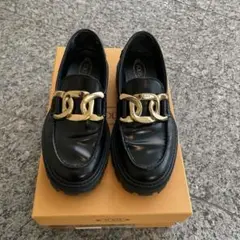 正規店購入　トッズ　TOD'S 厚底　ローファー　ケイト
