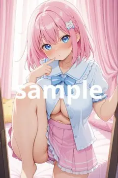 AIイラスト セクシー アニメイラスト ポスター A4サイズ No.370