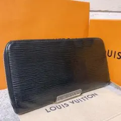 【美品】 ルイヴィトン ジッピーウォレット エピ クロ ラウンドファスナー