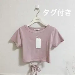 【CHICO】半袖カットソー ピンク フリー