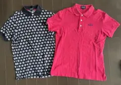 パーリーゲイツ ポロシャツ 半袖シャツ ドクロ 美品 オマケ王冠ポロシャツ付き