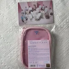 セブチ マルチポーチ always yours ポストカード2枚付き