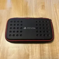 【PS Vita】セミハードケース（ブラック×レッド）