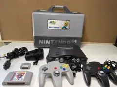 ニンテンドー 64 本体 コントローラー2つ カセット ケース