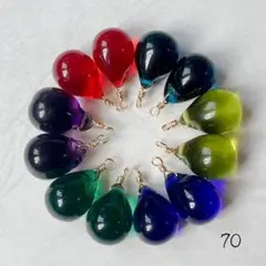 70チェコドロップビーズ 大粒ドロップ