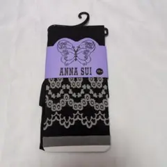 新品　未使用　ANNA SUI　アナスイ　レギンス　12分丈　M アンクルレース