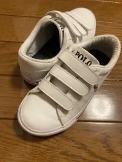 17㎝　スニーカー　白　ポロラルフローレン