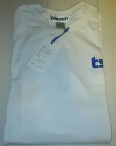 週末限定価格！transport tspt logo L/S tee blue