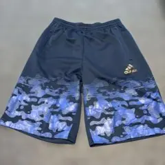 adidas ハーフパンツ ネイビー