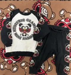 HYSTERIC GLAMOUR ミニパンダ スウェットセット 90cm2枚