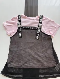 ピンク メッシュTシャツセット
