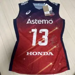 Astemoリヴァーレ茨城　野中瑠衣　直筆サイン入りオーセンティックユニフォーム