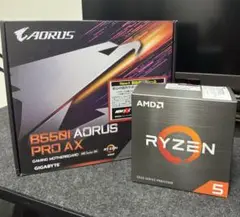 Ryzen5 5600x、B550i Aorus Pro AX セット