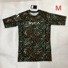未使用　RVCA ルーカ　半袖　ラッシュガード　カモフラージュ柄　M