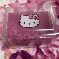 【新品】キティ ヒョウ柄 小物入れ ピンク