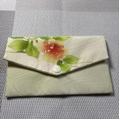 6067☆ ハンドメイド　お念珠ケース　小物入れ　和装小物　着物リメイク