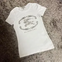 BURBERRY XS 半袖Tシャツ ロゴプリント