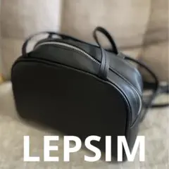 【LEPSIM】ショルダーバッグ　黒