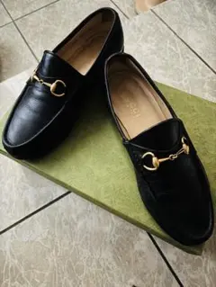 お値下げ　GUCCI ブラックレザー ローファー 36.5 C