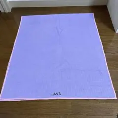 LAVA ヨガラグ　紫色 ピンク縁取り