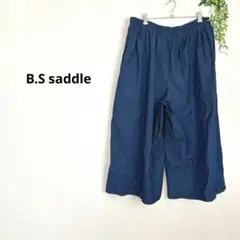 極美品✨B.S saddle ビーエスサドル　ガウチョパンツ　インディゴ　4L