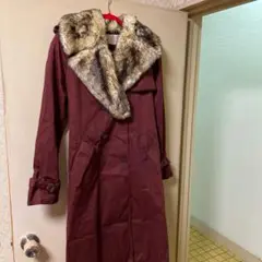 マークバイマークジェイコブスファー付きロングコート