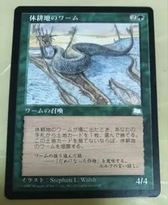 マジック　ザ・ギャザリング　カード　MTG 　休耕地のワーム