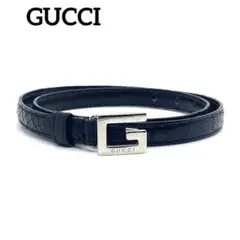 GUCCI グッチ ベルト ブラック レザー 75 30