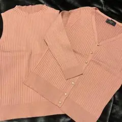 JUSGLITTY ボトルネックツインニット