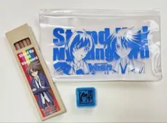 立ちヴァン　色えんぴつ＋えんぴつ削りセット