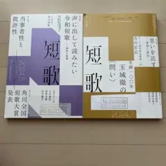 【除籍図書】　短歌　2冊