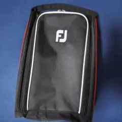 FootJoy フットジョイ シューズケース ／ ブラック×レッド 軽量 美品b