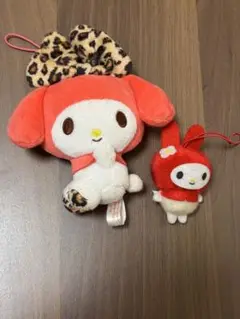 マイメロディ ぬいぐるみ ストラップ セット
