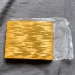レザー 財布 黄色