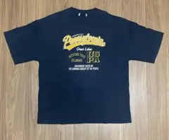 Tシャツ　ストリート　紺　オーバーサイズ