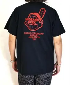 Hide and Seek「Indian S/S Tee」BLACK XLサイズ
