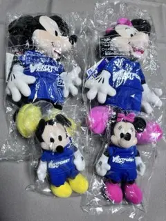 ヴァンフォーレ甲府　ミッキー ミニー ぬいぐるみ4点セット