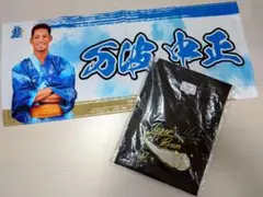 北海道日本ハムファイターズ 超夏祭りタオル 万波中正選手＆Ｔシャツ25年配布品