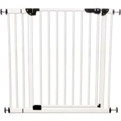 送料無料 新品アイリスプラザ ベビーゲート 設置幅70-91cm ホワイト