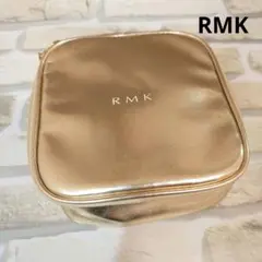 RMK メタリックゴールド スクエア ポーチ