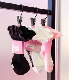 【匿名】patou onitsukatiger　靴下　ソックス　フリル　ピンクM patou オニツカタイガー socks 靴下 ピンク M フリル - メルカリ