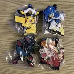 ポケモン　ラバーマスコット　4セット