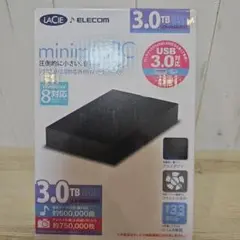 LACIE minimus PC 3.0TB 外付けHDD