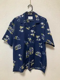 URBAN RESEARCH トロピカルプリント 半袖シャツ