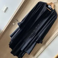 チカバ　ブラックワンピース