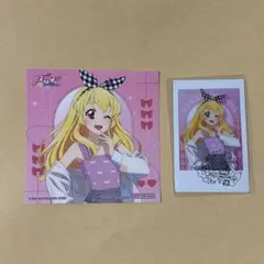 アイカツ キャラナップ チェキ 特典 ステッカー 星宮いちご
