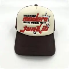 メッシュキャップ ヒステリックグラマー似 茶色 y2k A&G sk8 パンク