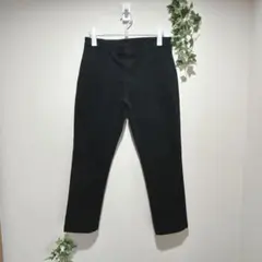 【ユニクロ 】防風ストレッチスリムフィットチノ パンツ 黒 ウエスト82