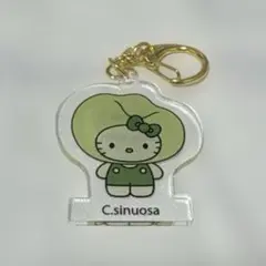 大阪万博 日本館 藻類キティ アクリルキーホルダー フクロノリ