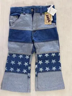 BOOM デニムパンツ　90  星　パンツ